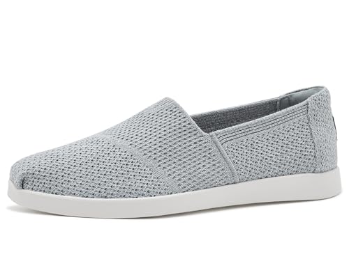 Image of TOMS Women's Alpargata Plus Slip On Espadrille, Textile Upper, Relaxed Fit, CloudBound Insole, Stretchy Easy On and Off