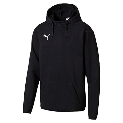 PUMA Herren, LIGA Casuals Hoody Sweatshirt, Puma Black-puma White, XL