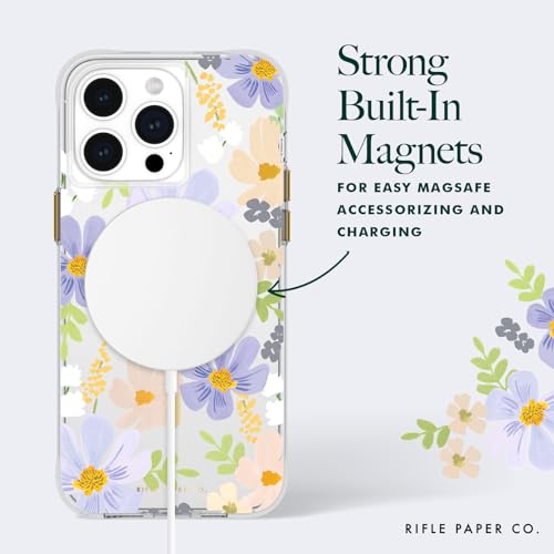 Coque iPhone 15 Pro Max fleurie Accessoire chic MagSafe pour le quotidien - 5