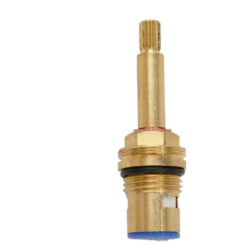 Shower Valve Cartridge, Bath Tap Spindle with Quarter Turn Valve, 20 1/2" Long Tall Stem Copper Insert 75mm