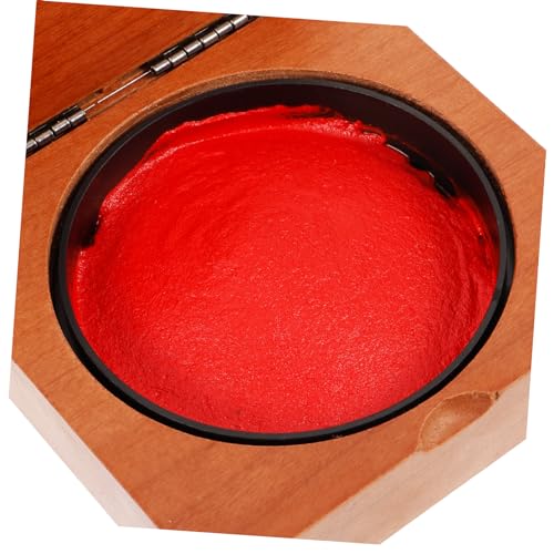 Caja de sello de madera de 3 piezas SHINEOFI para tinta de caligrafía 4