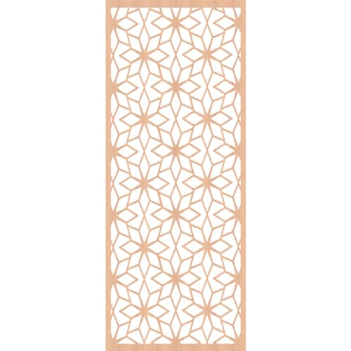 Image of 31 3 /8 inchW x 79 3 /8 inchH x 3 /8 inchT Lake Decorative Fretwork Wood Wall Panels, Alder