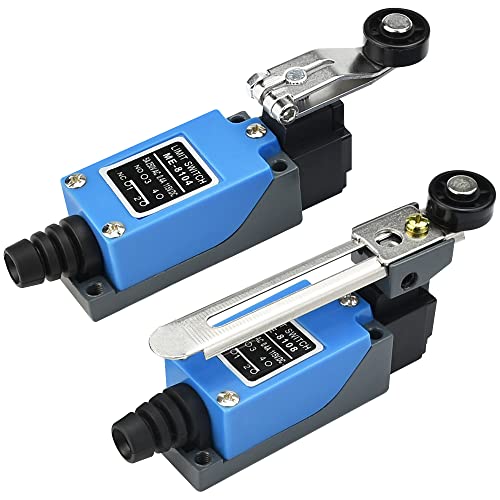 OTTYMO 2 Pcs Interrupteur Fin de Course ME-8108/ME-8104 Contacteur Fin de Course AC250V Fin de Course Telemecanique Contact de Fin de Course Switch Fin de Course pour Machine Automatique Industrie
