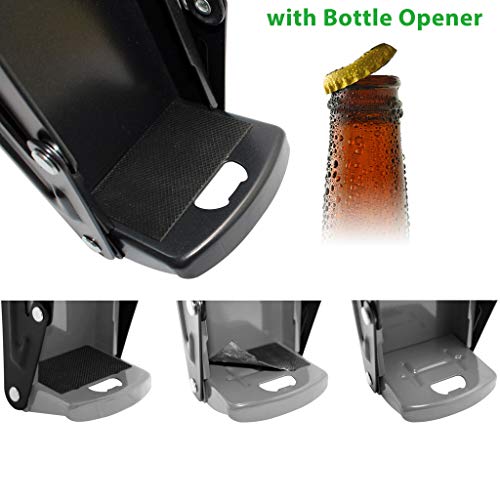 Laffeya Can Crusher 16Oz, Bottle Opener, Aluminum Can Crushers, Eco-Friendly Can Crusher Wall Mounted Soda Beer Smasher Recycling Tool (16 Oz, Black) #TOP4