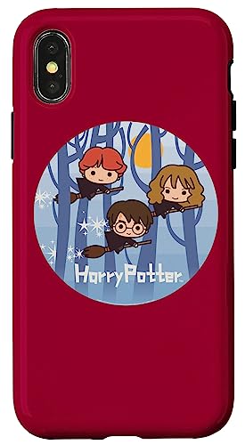 Coque iPhone X/XS Harry Potter Chibi idée cadeau anniversaire Potterhead