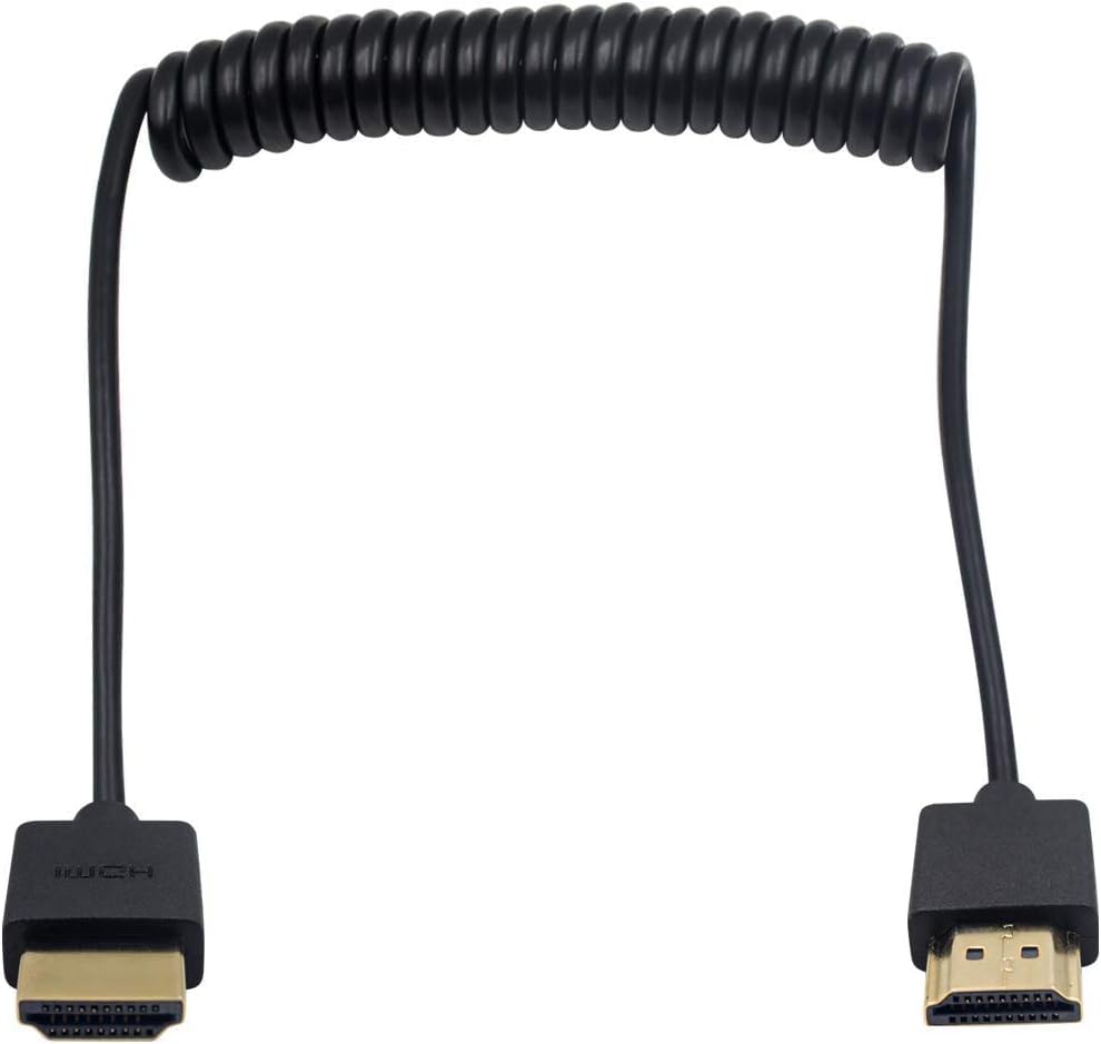 TAAPSEE Coiled HDMI Cable, 4K HDMI to HDMI Cable, Extreme Thin HDMI Male to Male Extender Coiled Cable for 3D and 4K Ultra HD TV Stick HDMI 2.0 Cord Extension Converter(HDMI Extender) (1.2M/4FT) (B0CVMRVQPK) Amazon Price History, Amazon Price Tracker
