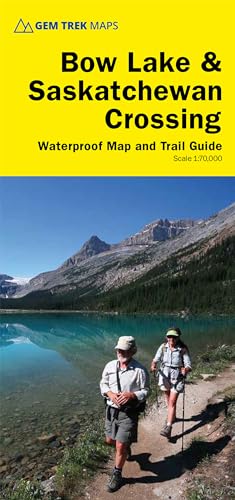 Bow Lake and Saskatchewan Crossing Map | Gem Trek Maps