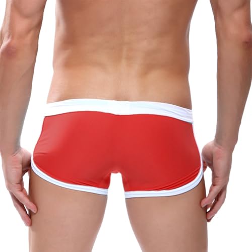 Quick-Dry Men's Swim Trunks - Lightweight Nylon Beach Shorts with Soft Waistband for Swimming Surfing Vacation3