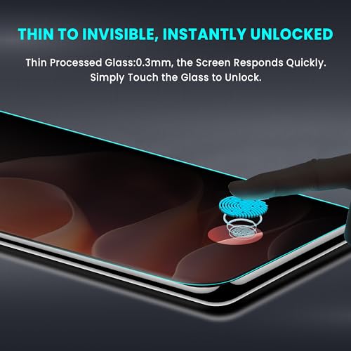 Image of ArmourPro UV Privacy Tempered Glass Screen Protector for Motorola Edge 70 Pro Plus (6.78 Inch, Pack of 2) Full Edge to Edge Coverage | Anti-Spy /Anti-Peeping, 9H Hardness, Protection