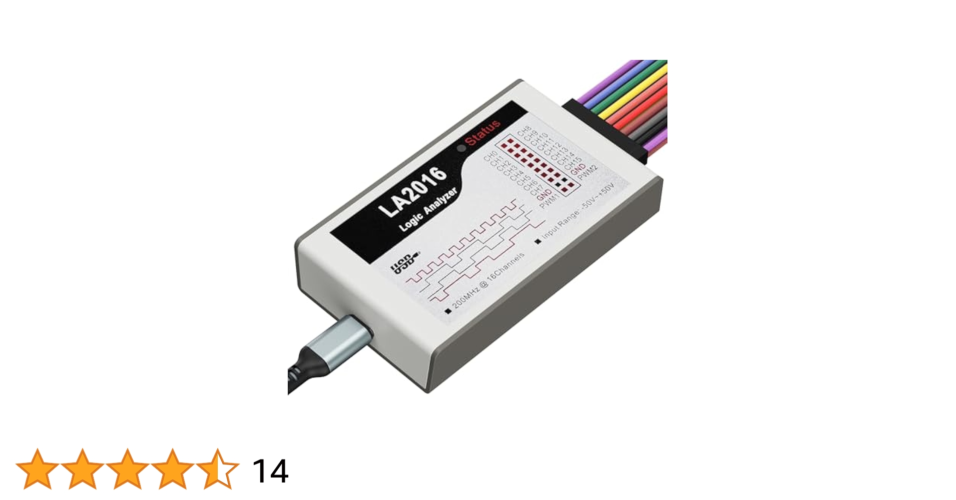 LA2016 USBロジック解析器全16チャンネル200MHzサンプリングレート Amazon.com: innomaker USB Logic Analyzer LA2016 16 Channel