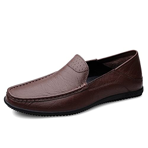 Mens Loafers Shoe Venetian Loafers Solid Colors Simple PU Leather Comfortable Slip Resistant Anti-Slip Classic Outdoor Slip-on2