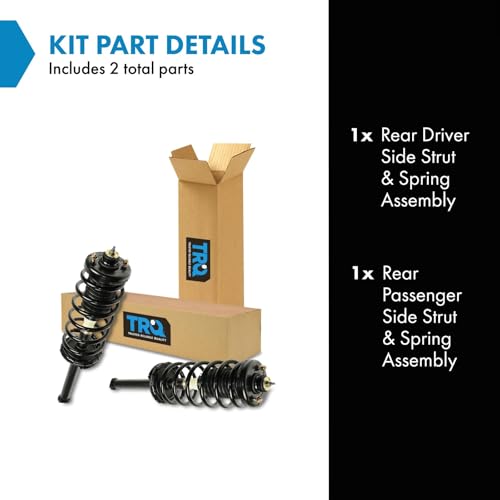 Image of TRQ Rear Strut and Spring Assembly Set 2 Piece