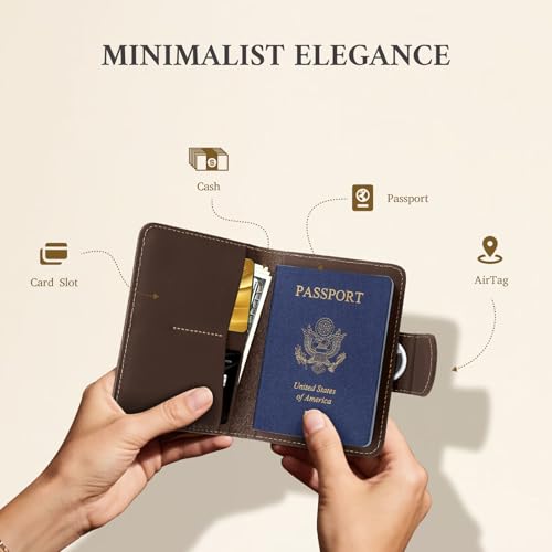 ALLIVE Genuine Leather Passport Holder