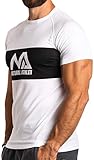 Ajuste perfecto: el porcentaje de elastano garantiza que nuestras camisetas de fitness sean elásticas y siempre se ajusten perfectamente. Ya sea para culturismo, correr, fitness u otros deportes.