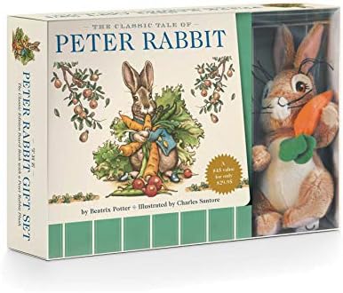 The Peter Rabbit Plush Gift Set: The Classic Edition Board Book + Plush Stuffed Animal Toy Rabbit Gift Set (Fun Gift Set, Holiday Traditions, Beatrix ... Books, New York Times Bestseller Illustrator) Board book – March 21, 2017