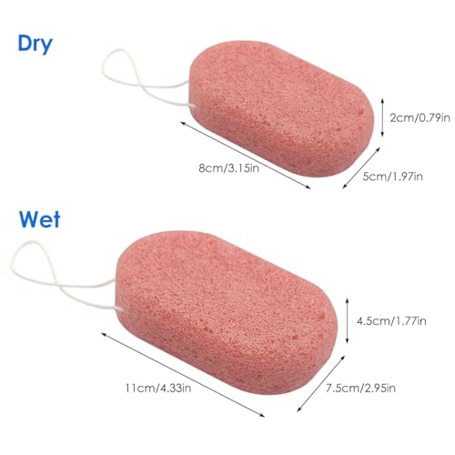 Esponjas Konjac de limpieza facial para eliminar células muertas con exfoliación suave 6