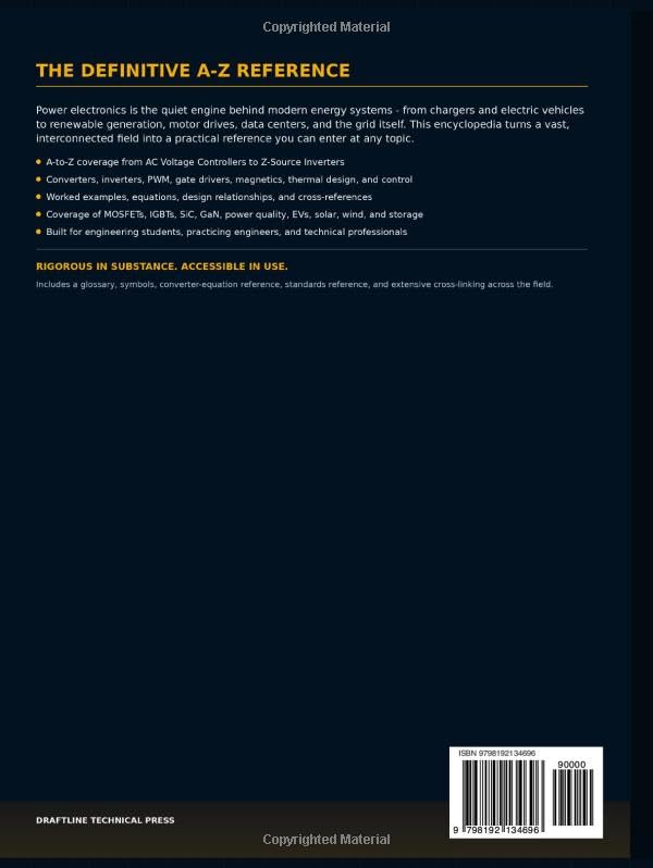Encyclopedia of Power Electronics: A Complete Reference to Converters, Inverters, and Semiconductor Switching for Engineers and Students image 3