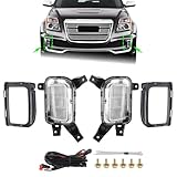 KAMDKI Pair Front Bumper Fog Light Kit For 2016 2017 GMC Terrain Denali/SL/SLE/SLT LED Fog Lamp Assembly...