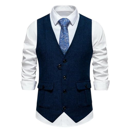 Gilet de costume britannique pour homme idéal pour mariages et soirées
