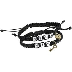 Pulseras Para Parejas Candado Y Llave Pulsera ajustable para parejas con candado y llave