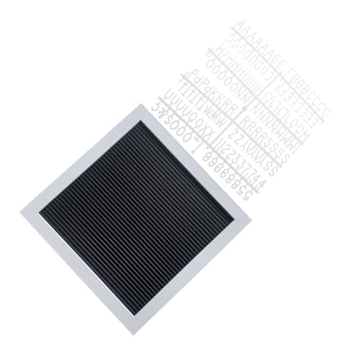 VILLCASE Rustic Wooden Letter Board Chalkboard Frame for Kitchen Menu Decorative Bulletin Board