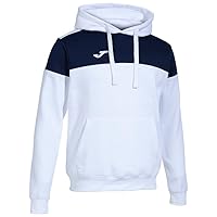 Joma Felpe con Cappuccio Uomo Crew V Bianco Blu Navy