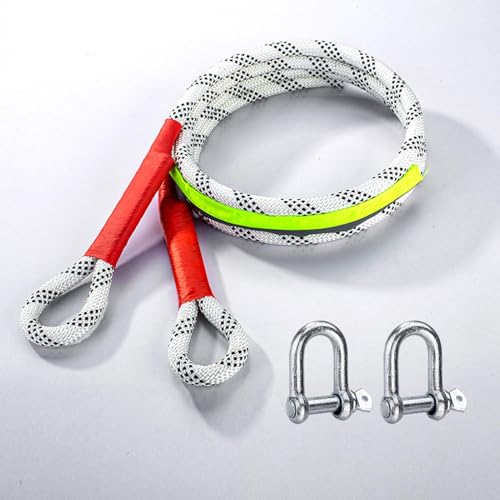 Corde de récupération en nylon pour sortir un pneu enterré d'un fossé