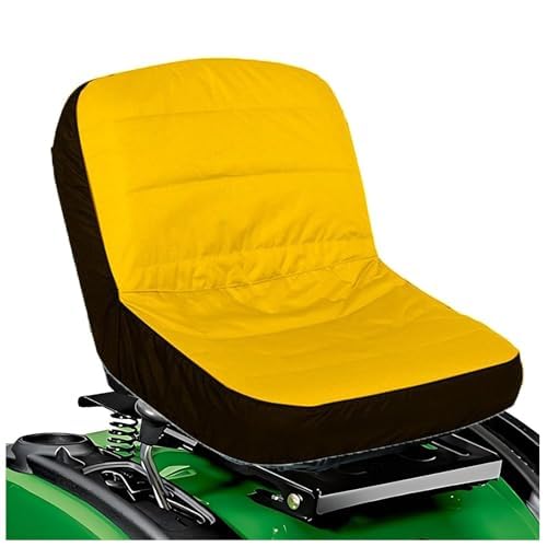 CHYPAAK Tractor Seat Cover, Compatible with Ariens Ariens Ikon XD 42/52 / 60 2020–2024, Elastic Seat Protector for Riding Mower and Lawn Tractor, agricultural machine seat cover,2Yellow