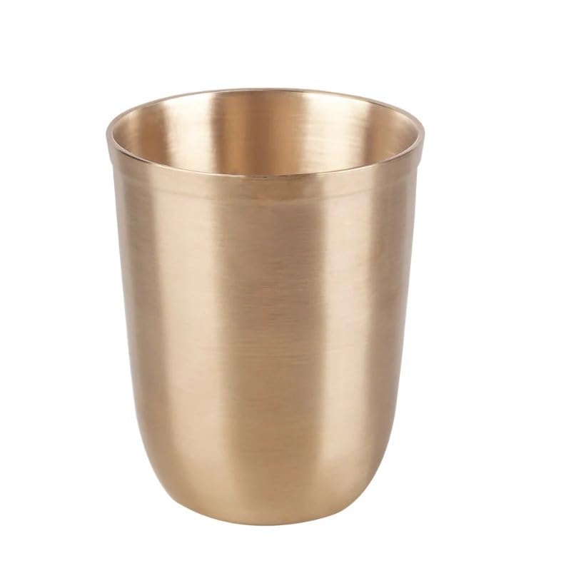 Image of SPS International Pure Kansa(Bronze) Glass Tumbler(1Piece) Perfect for Water Juice Milk tea coffee Beverage Serving. Gift for your loved once on special occasions and festive. Charm your dinning area.