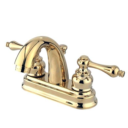 Kingston Brass KB5612AL Two Handle 4 in. Centerset Lavatory Faucet with Retail Pop-up