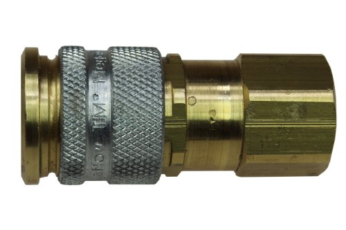 Coilhose Pneumatics 110 1/4-Inch Body Size, Megaflow Automatic High Flow Coupler, 1/4-Inch NPT, Female