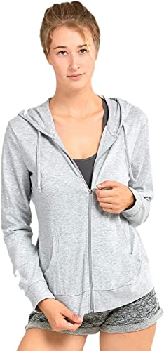 Image of Women's Zipper Sweatshirt Hoodies with Pocket Winter Collection Comfort Soild Hoodie for Women