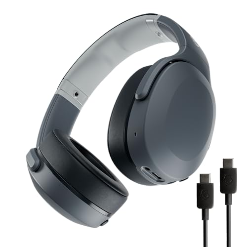 Skullcandy Crusher Evo Wireless Bluetooth Headphones with Extra USB-C Charging Cable, Multi-Sensory...