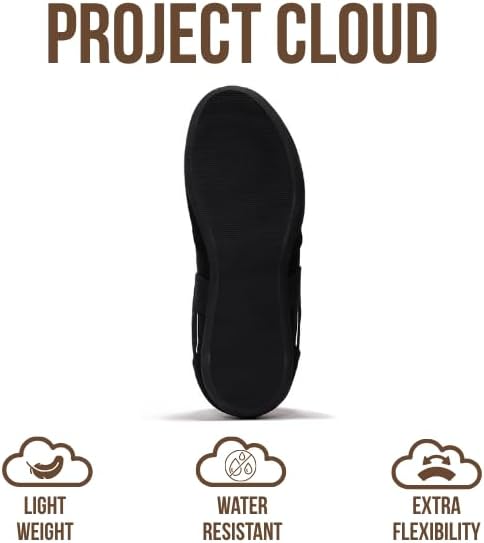 Project Cloud Sneakers for Women - Lightweight with Memory Foam Insole Womens Sneakers - Non Slip Work Shoes for Women Footwear - Lace Up Womens Casual Shoes - Image 5