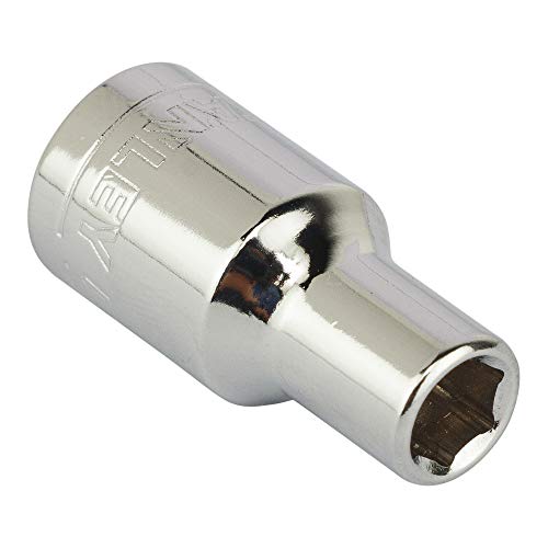 Image of STANLEY STMT72875-8B 1 /4-inch 5mm Chrome Vanadium Steel 6 Point Standard Socket (Silver)