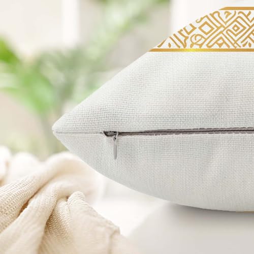Housse coussin extérieur 60x60cm imperméable et résistant lot de 4