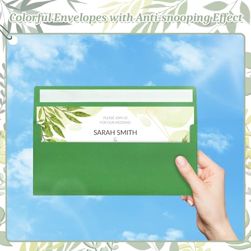 Image of 50 Pcs #10 Business Envelopes, Self Seal Standard Envelopes, Windowless Business Mailing Envelopes for Office, Checks, Letters, Invoices, Statements, Wedding, Size 4-1 /8 x 9-1 /2 inch