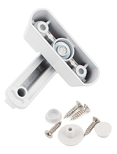 Image of Aexit Home White Padlocks & Hasps 2.3 inch Lever Window Door Casement Lock Combination Padlocks Locking Handle