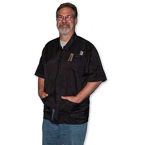 SCALPMASTER Crinkle Nylon Hair Cutting Barber Jacket Size 2X Large CA-4067