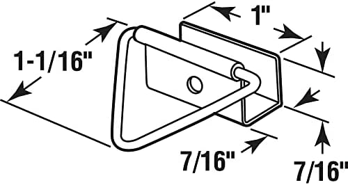 Prime-Line PL 15571 Bottom Latches, 7/16 In., White (25 Pack) image 4