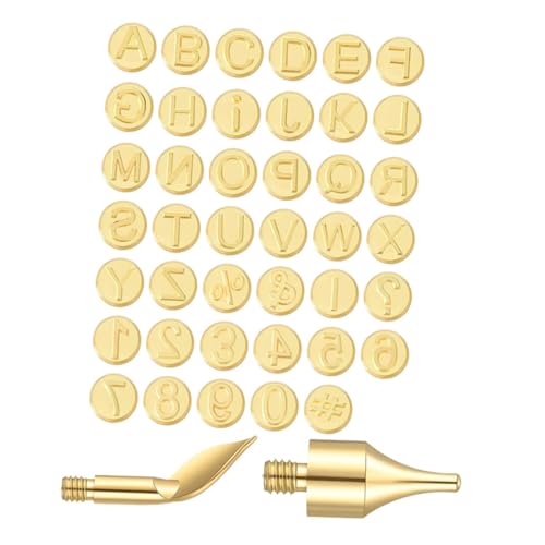 AUTSUPPL Assurance Brass Burning Tips for Wood Carving Woodburning Lettering Crafts