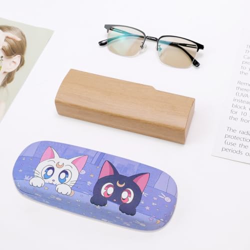 Image of PERFECTSIGHT Hard Shell Eyeglasses Case, Kawaii Protective Glasses Case for Kids, Cute Eyeglass Case for Women Men Girls