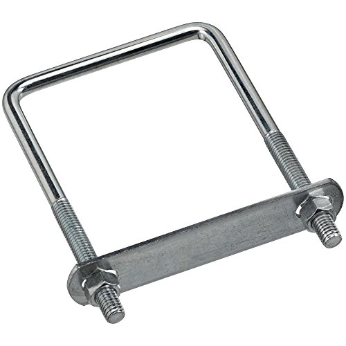Image of National Hardware N245-019 2192BC Lumber Size Square U Bolt in Zinc plated
