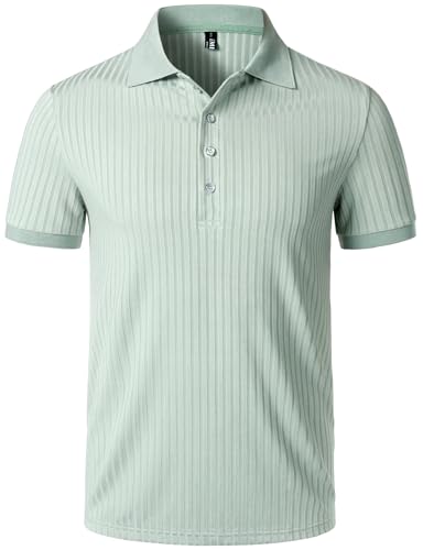 JEMITOP Stretch Knit Slim Polo