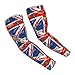 VAFZASC Women Girls Fashion Warm Arm Sleeves British Flag Flatten London Thermal Compression Sleeves for Winter Cold Weather Hiking Driving