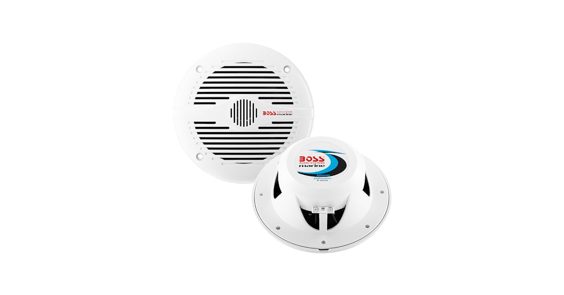【未使用】BOSS 防水マリンスピーカー　MR60W 200W 埋込丸形 BOSS/防水マリンスピーカーMR60W/200Wx2/埋込丸形..