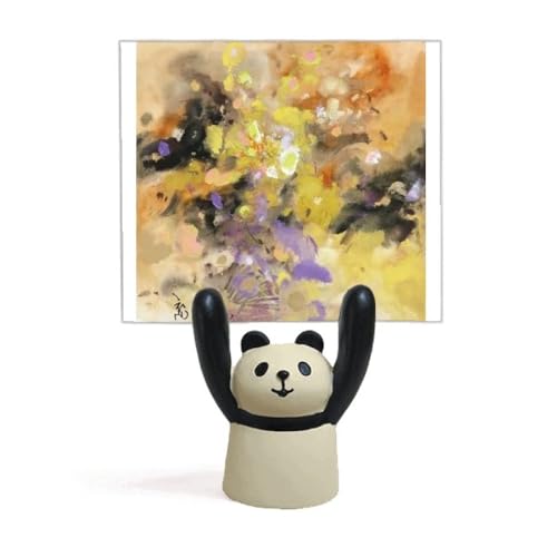 Support de peinture motif panda dessin animé pour chevalet d'automne