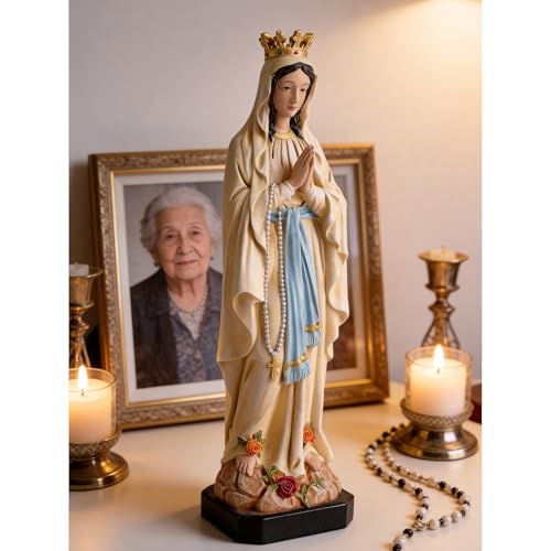 Estatua Nuestra Señora de Lourdes 10.24"