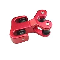 ZSHJG Kit Accessoires Arc à Poulies - Glissière Câble, Anneau D, Vues Aluminium 1/8 3/16