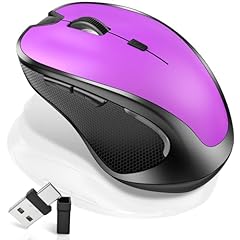 5.Bluetooth Wireless Mouse (Purple)